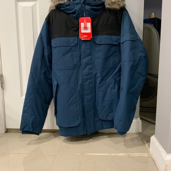 The North Face Men’s Gotham III Waterproof Jacket In Blue Wing Teal - Picture 2 of 16